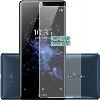CASE CREATION Edge To Edge Tempered Glass for Sony Xperia XZ2 (2018)(Pack of 1)
