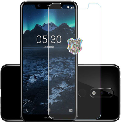CASE CREATION Edge To Edge Tempered Glass for Nokia 5.1 Plus 2018(Pack of 1)