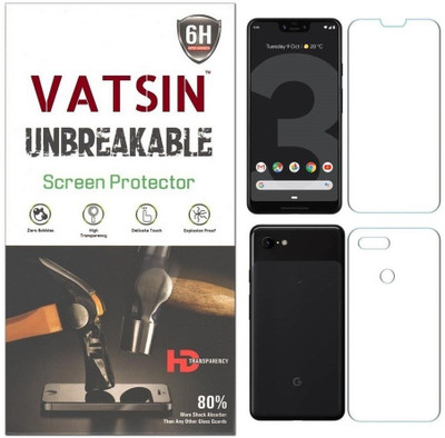 Vatsin Front and Back Screen Guard for Google Pixel 3 XL(Pack of 1)