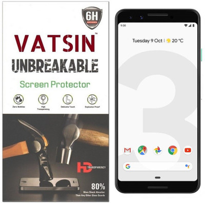 Vatsin Impossible Screen Guard for Google Pixel 3(Pack of 1)