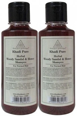 

Khadi Pure Herbal Woody Sandal & Honey Shampoo 210 ML (Pack Of 2)(420 ml)