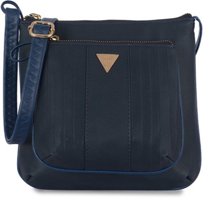 

Baggit Women Casual Blue PU Sling Bag