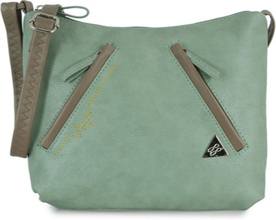 

Baggit Women Casual Green PU Sling Bag