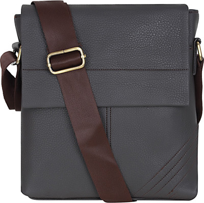 

BumBart collection Men & Women Casual Brown Leatherette Messenger Bag