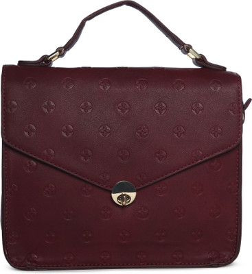 

Allen Solly Women Casual Maroon PU Sling Bag