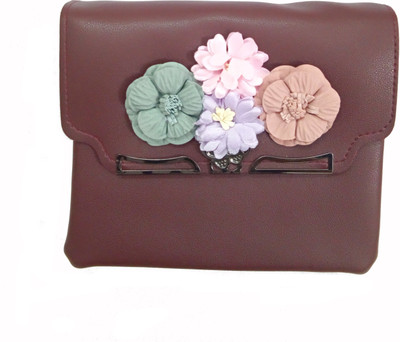 

Lavs Women Casual Maroon PU Sling Bag