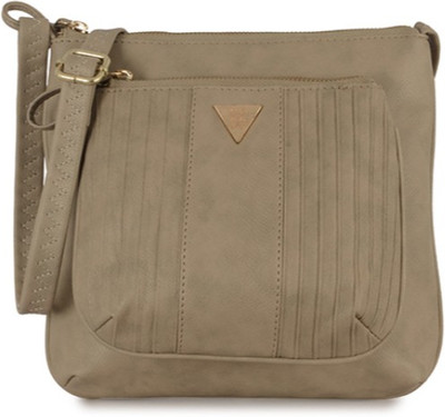 

Baggit Women Casual Beige PU Sling Bag