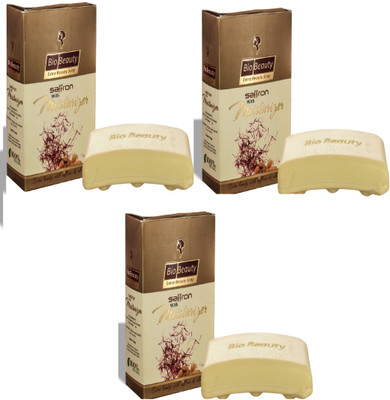 

BioBeauty saffron soap pack of 3(100 g, Pack of 3)