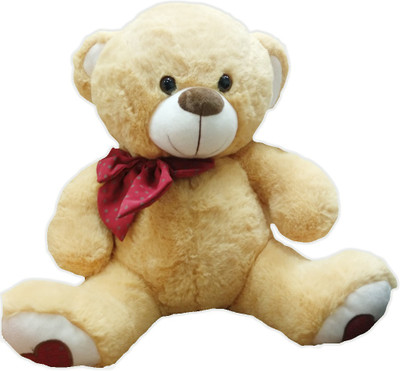 

My Baby Excels Bear Plush with side Bow Light Brown Colour 35 cm - 35 cm(Brown)