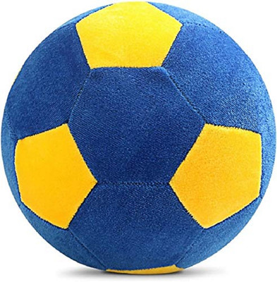 

SANA TOYS Stuffed Soft Toy Plush Ball Kids Birthday Gift (Yellow /Blue) - 10 cm(Blue)