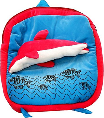

PRACHI TOYS 'soft Toy School Bag with Dolphin Fish/Ultra Soft Plush Teddy Bear Bag/Soft Toy School Bag for Kids,Picnic Bag,Carry Bag,Travelling Bag (Blue: Red) - 30 cm(Blue: Red)
