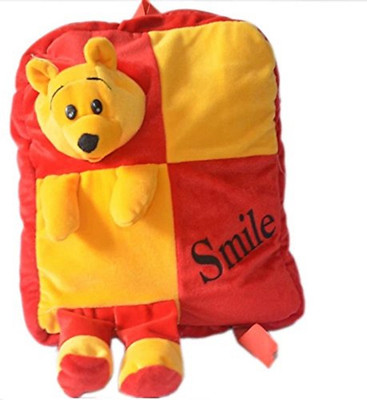 

PRACHI TOYS Plush Soft Bag / Backpack / School Bag for Kids - 30 cm(Red)