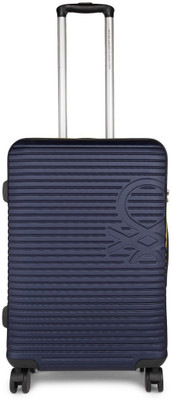 

United Colors of Benetton STAN LARGE LUGGAGE BLUE Check-in Luggage -  inch(Blue