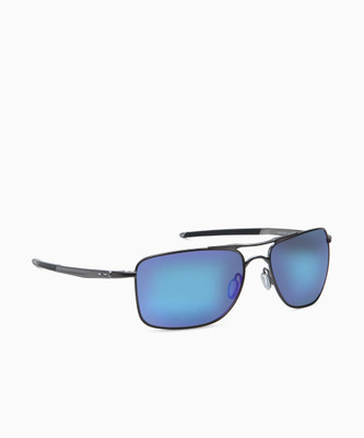 OAKLEY Rectangular Sunglass(For Men, Blue)