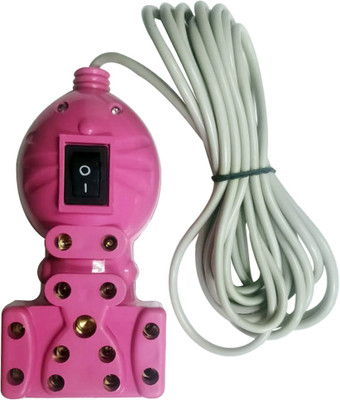 

ACCESSOREEZ Extension_Robot pink 5 Socket Surge Protector(Pink)