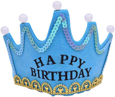 

Party Butiko Crown(Blue, Pack of 1)