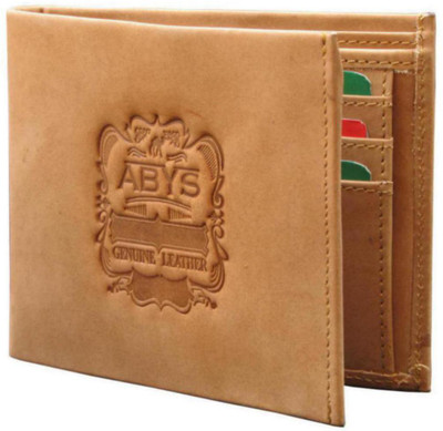 

ABYS ✔100 % Genuine Leather TanChristmas Day Special Travel Document Holder||Travel Wallet||Credit Card Holder for Men(Tan)