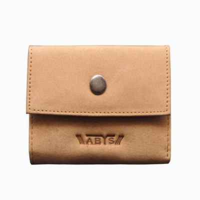 

ABYS ✔100 % Genuine Leather TanChristmas Day Special  Travel Document Holder||Travel Wallet||Card Case for Men(Tan)