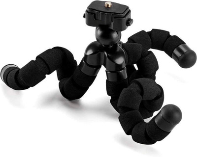 

BUY GENUINE Highly Quality AND Attractive Design Portable Flexible Mini Tripod Stand with Phone Holder Octopus Tripod For Gopro DSLR Camera AND ALL SMARTPHONE Tripod(Multicolor, Supports Up to 1000)