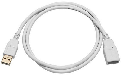 

Reyanshmob TV-out Cable 100% Tested & Certified High Speed Transmission Usb 3.0 Male to Female Cable, Full Copper, 1.5 Feet, Tb-Ub-0110-04(White, For Computer, 1.5)