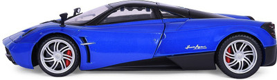 

Motormax 1:18 Pagani Huayra Diecast Car Mounted On A Plastic Stand & With The Name Lable(Multicolor)