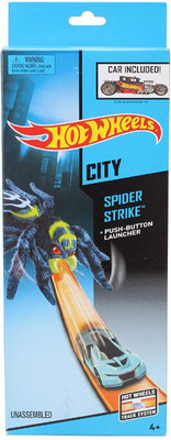 

Hot Wheels Spider Strike Track Set 4 Speed Launcher(Blue)
