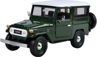 

Motormax 1:24 Toyota FJ40 (Hardtop) Diecast Car ( Platinum Vintage Collection)(Multicolor)