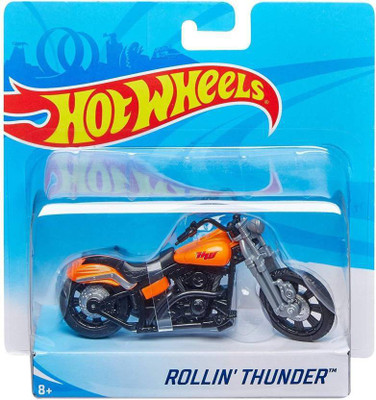 

Hot Wheels Rollin' Thunder Bike inch Diacast (Orange)(Multicolor)