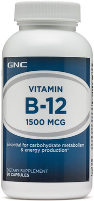 

GNC Vitamin B-12 1500 MCG - 90 Capsules(90 No)