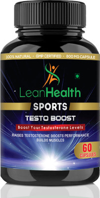 

LeanHealth Sports Testoboost Supplement Natural - 60 Capsules (Pack of 1)(60 No)