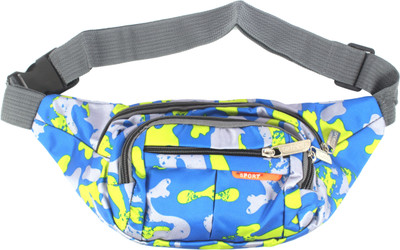 

b4bags Military Waist Pack Pouch for Outdoor Travel Belt Bag (WB10505 Black) Waist Pouch(Blue, Yellow)