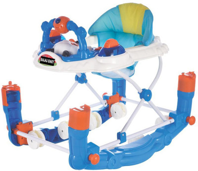 

Bajaj Baby Product Musical Walker & Rocker(Blue)