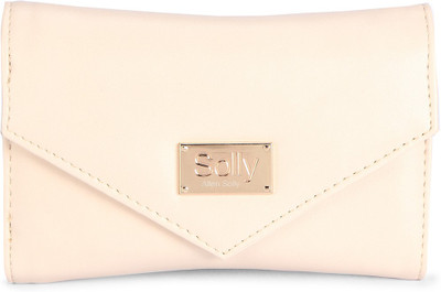 

Allen Solly Women Beige Artificial Leather Wallet(8 Card Slots), Cream