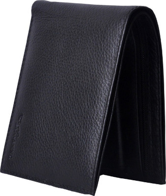 

Tamanna Men Black Genuine Leather Wallet(3 Card Slots)