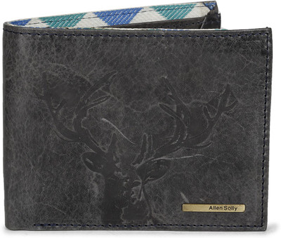 

Allen Solly Men Black Genuine Leather Wallet(6 Card Slots)