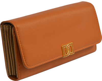 

Quickk Women Brown Artificial Leather Wrist Wallet(5 Card Slots)