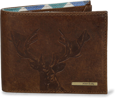 

Allen Solly Men Brown Genuine Leather Wallet(6 Card Slots)