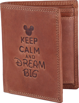 

Hide Hunt Men Tan Genuine Leather Wallet(5 Card Slots)