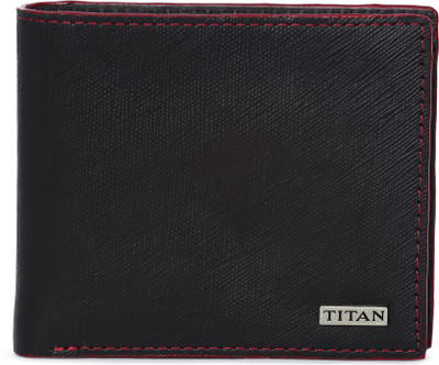 

Titan Men Black Genuine Leather Wallet(6 Card Slots), Brown