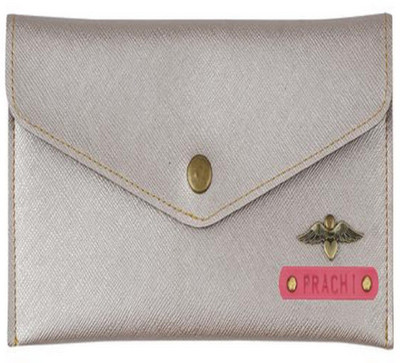 

The Junket Women Gold Artificial Leather Wallet(2 Card Slots), Rosegold