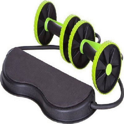 

ADONYX Resistance Slimming Stretcher Workout Roller Wheel Ab Exerciser(Green)
