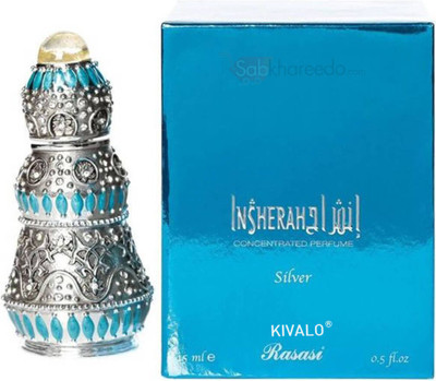 

Kivalo Ⓡ Rasasi Insherah Silver Fragrance Pure Imported Attar For Mens And Womens - 15 ml Floral Attar(Floral)