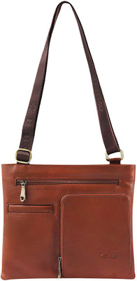 

Metro Messenger Bag Messenger Bag(Brown, 5 inch)