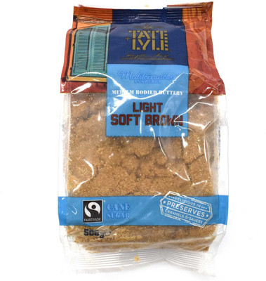 

Tate Lyle Medium Bodied Buttery Light Soft Brown Cane Sugar - 500g Sparkling Sugar(500 g, Sweet)