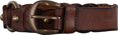 

Rene Women Casual Brown Genuine Leather Belt