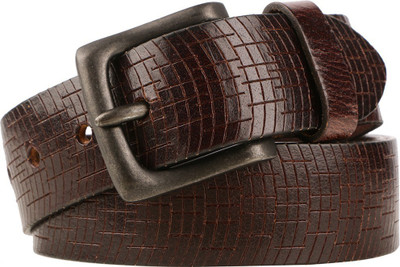 

ACME Men Casual Brown Genuine Leather Belt, Dark brown, ACME Men Formal, Casual, Party Brown Genuine Leather Belt, Dark brown