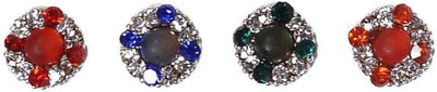 

beauty gold Diamond Round bindi for beautiful lady & girl forehead, nails Multicolor Bindis(mugli marathi, bengali bindi, Bollywood style)