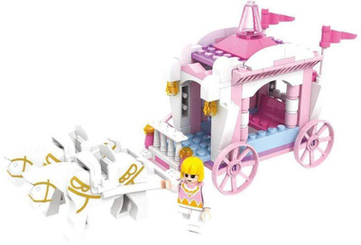 

Toyshine Princess Carriage Building Blocks, ABS Plastic Construction Toys(Multicolor)