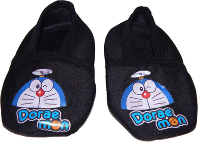 

NPRC Printed Loafer Shoes for Babies Booties(Toe to Heel Length - 5 cm Black)
