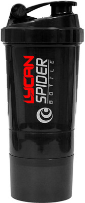 

Lycan Spider Protein Shaker Bottle, Non-Toxic Wide Mouth 100% Leak Proof Capacity Ml 500 Shaker(Pack of 4, Black)